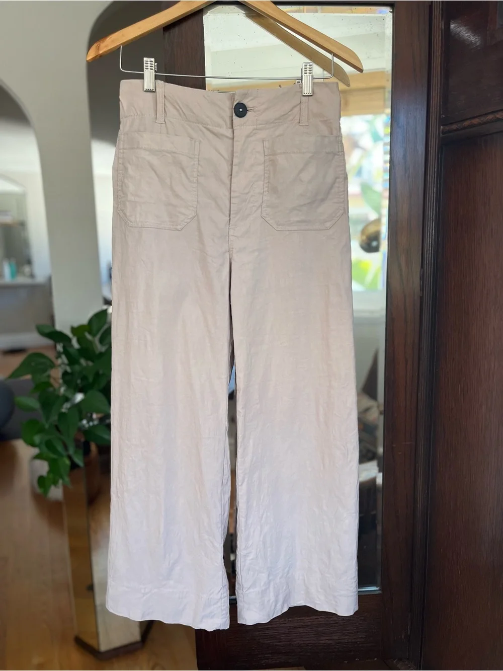 Anthropologie Maeve The Colette Pants Size 28/6 Linen Blend